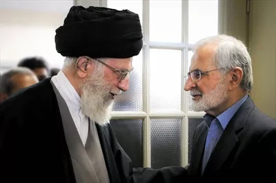 عکس شهید سید علی خامنه ای و شهید کمال خرازی