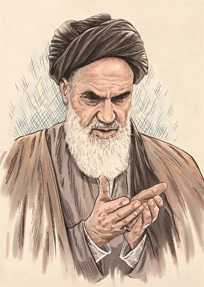 عکس حضرت امام خمینی: تقدس و رهبری در تاریخ اسلام و آموزه های اخلاقی