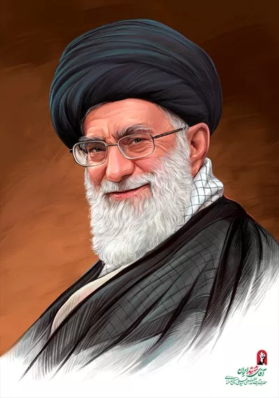 عکس پوستر پرتره رهبر ایران رهبر شهید سید علی خامنه ای 