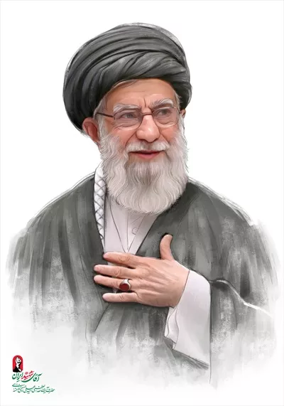 عکس پوستر پرتره حضرت آیت العظمی سید علی خامنه ای