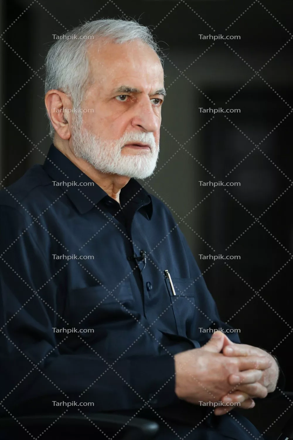 عکس شهید کمال خرازی با کیفیت بالا