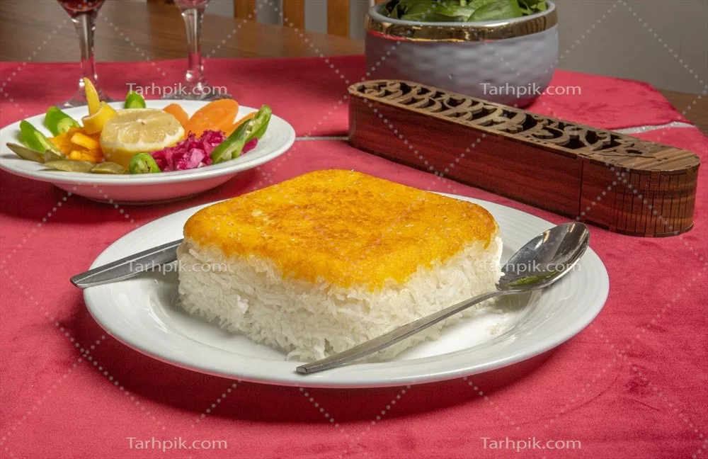 عکس برنج کته ایرانی مجلسی