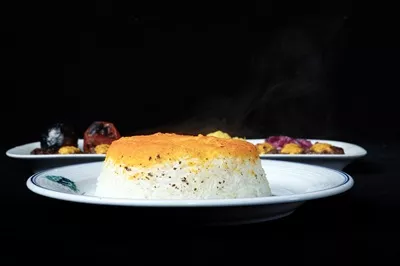 عکس کته چلوکباب نگینی