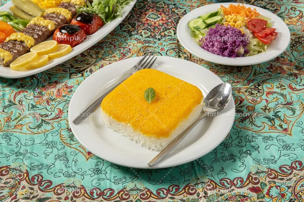 عکس کته کباب و کباب نگینی