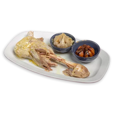 عکس دوربری چلو ماهیچه با سیر و ترشی