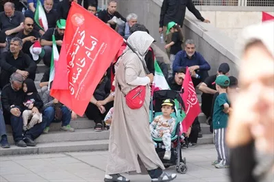 عکس مراسم بدرقه آیت الله خامنه‌ای