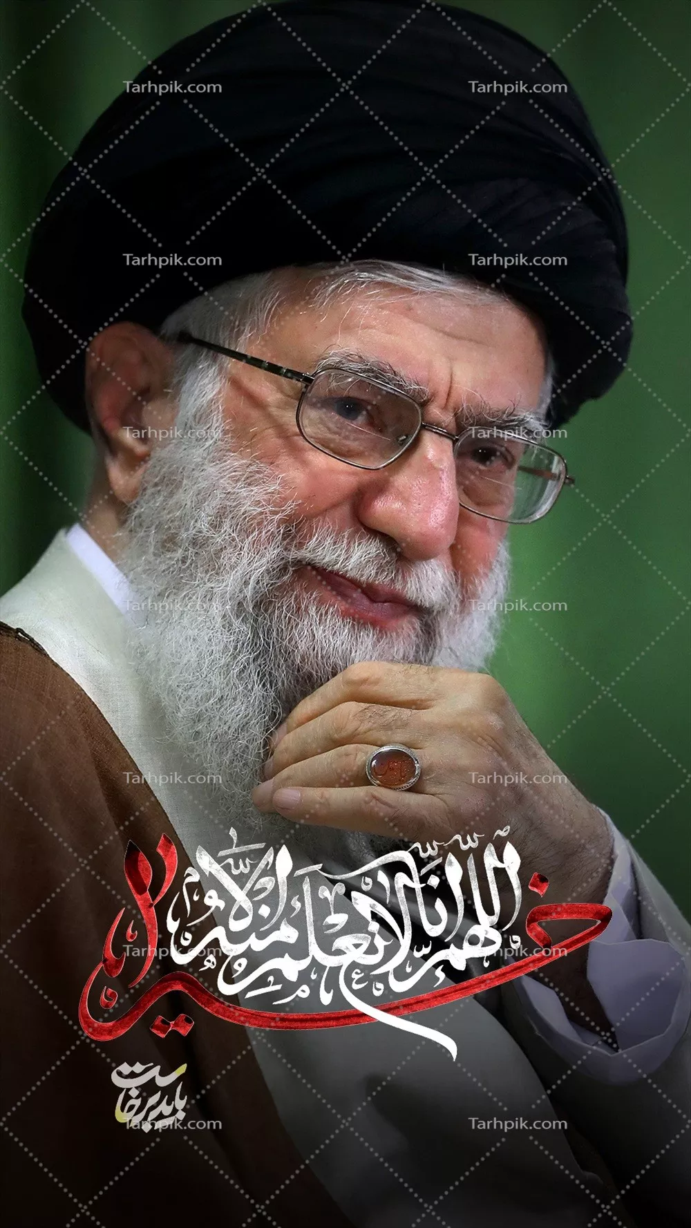 طرح عکس استوری اینستاگرام با عکس رهبر شهید