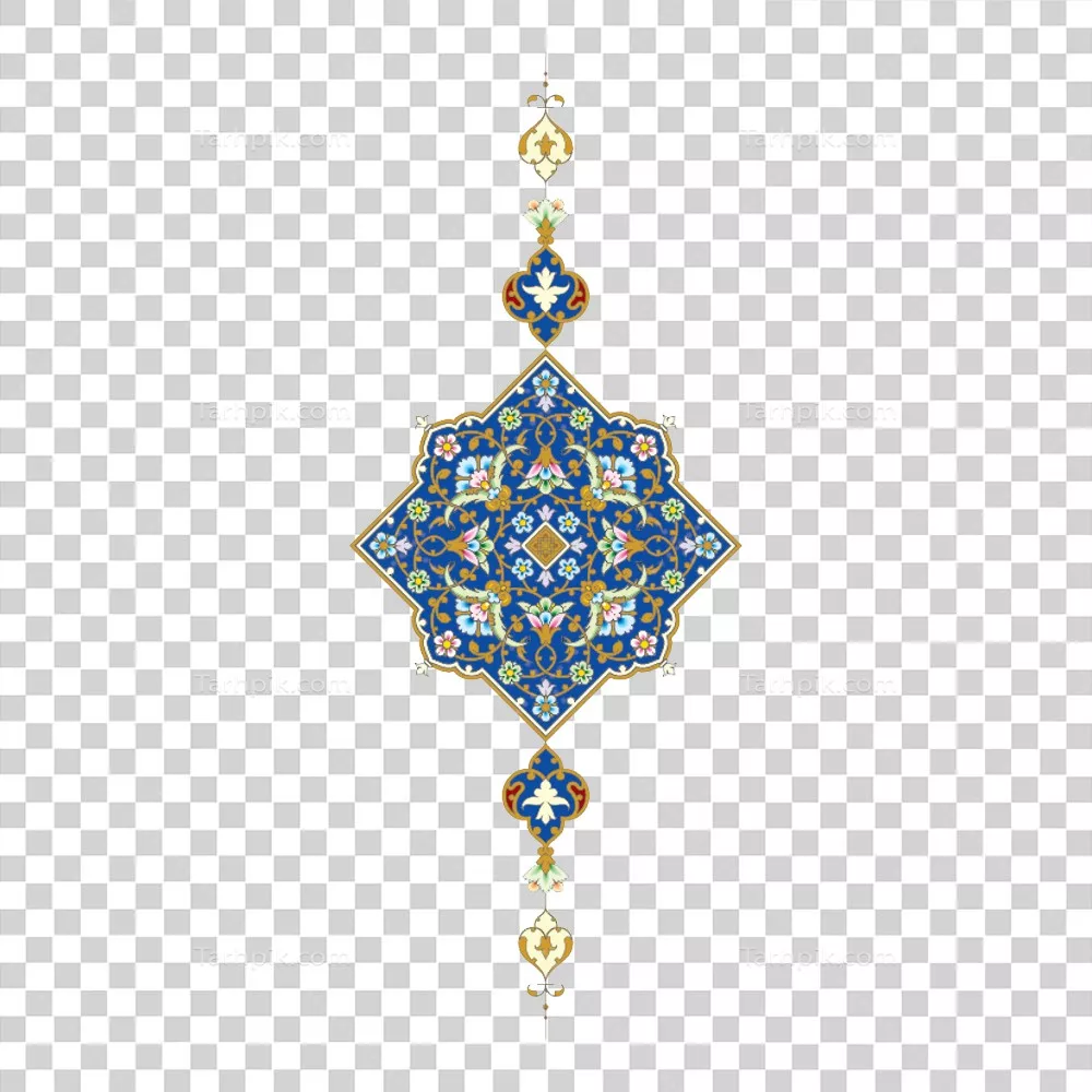 عکس دوربری نقش و نگار گل اسلیمی