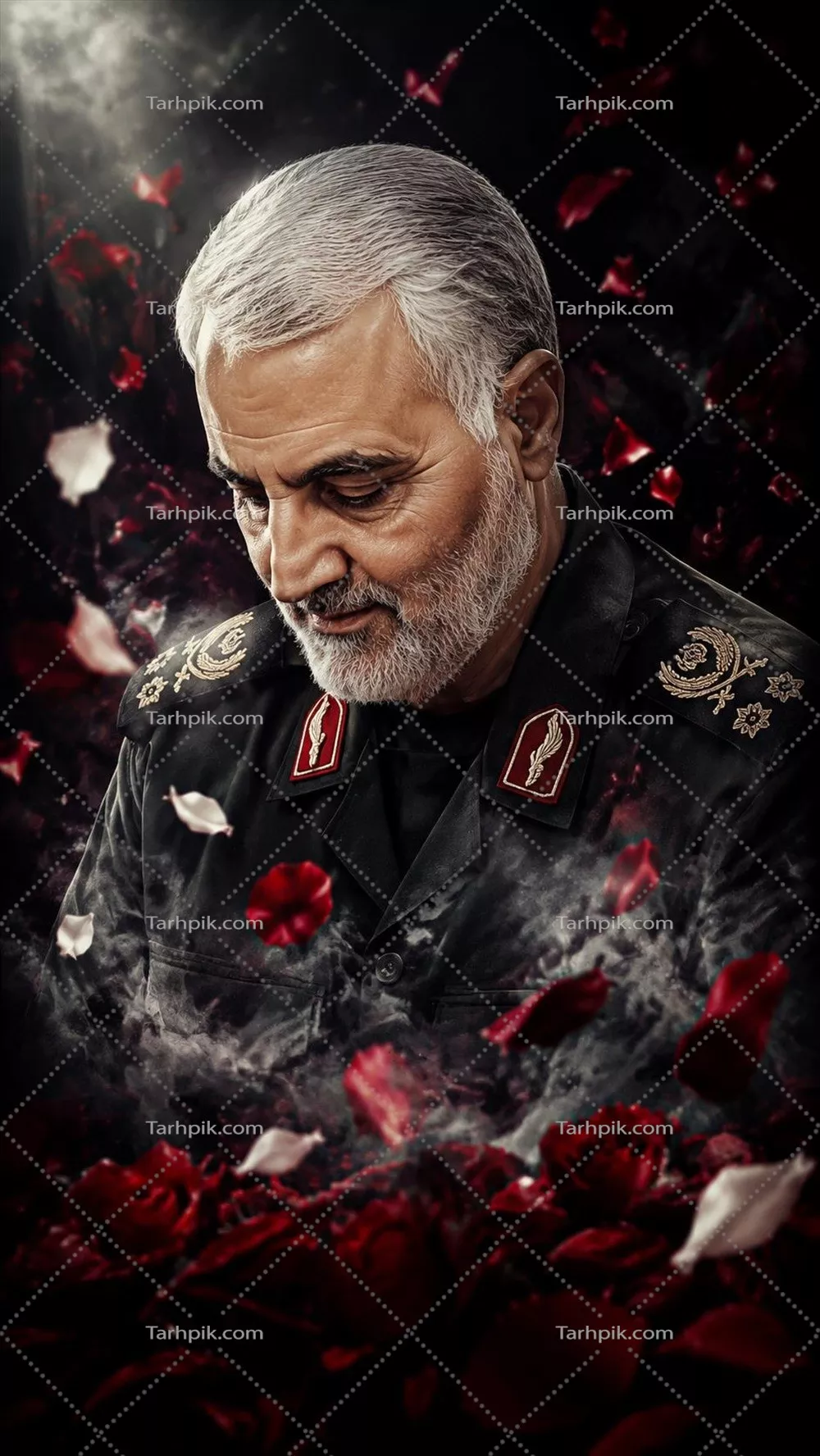 عکس شهید حاج قاسم سلیمانی