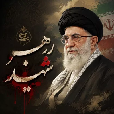 عکس رهبر شهید ایران سید علی خامنه ای