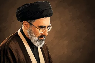 جدیدترین عکس گرافیکی رهبری؛ سید مجتبی خامنه ای