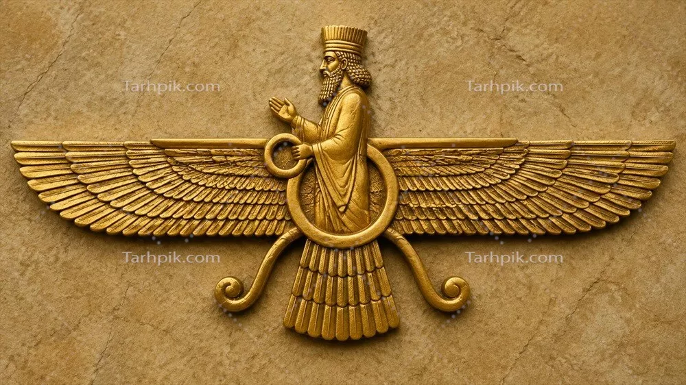 عکس سمبل فروردین و مفهوم فرورهر در فرهنگ ایرانی