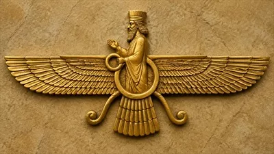 عکس سمبل فروردین و مفهوم فرورهر در فرهنگ ایرانی
