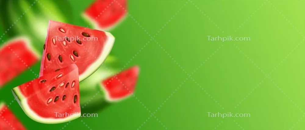 وکتور تکه مثلثی هندوانه با دانهها: یک خوراکی تابستانی تازه و خوشمزه