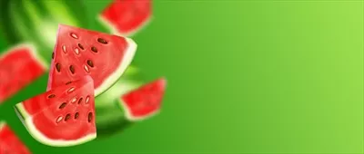وکتور تکه مثلثی هندوانه با دانهها: یک خوراکی تابستانی تازه و خوشمزه