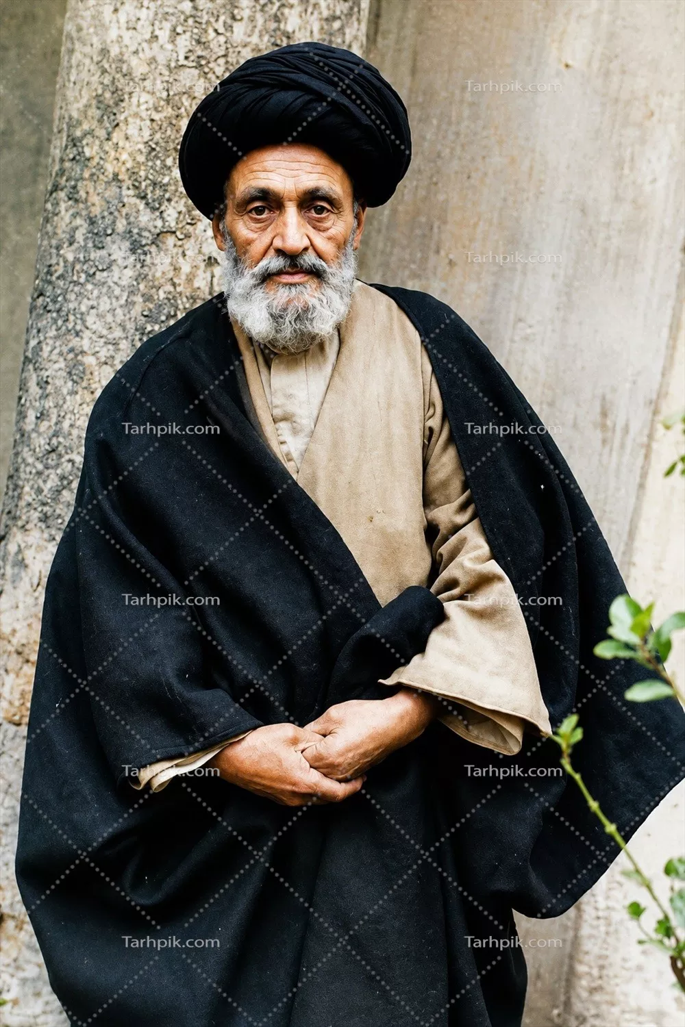 عکس آیت الله سید ابوالقاسم کاشانی بازسازی شده