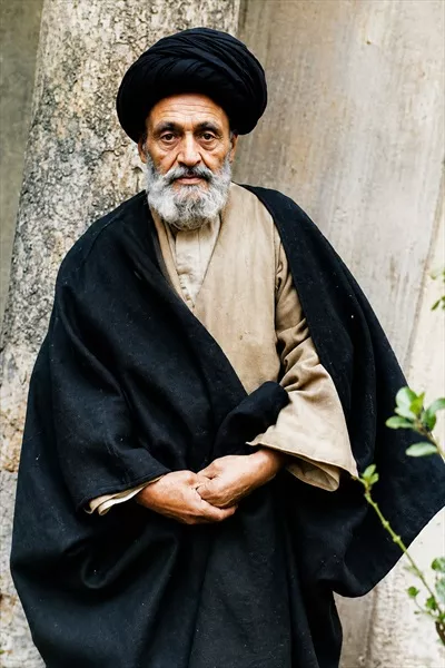 عکس آیت الله سید ابوالقاسم کاشانی بازسازی شده