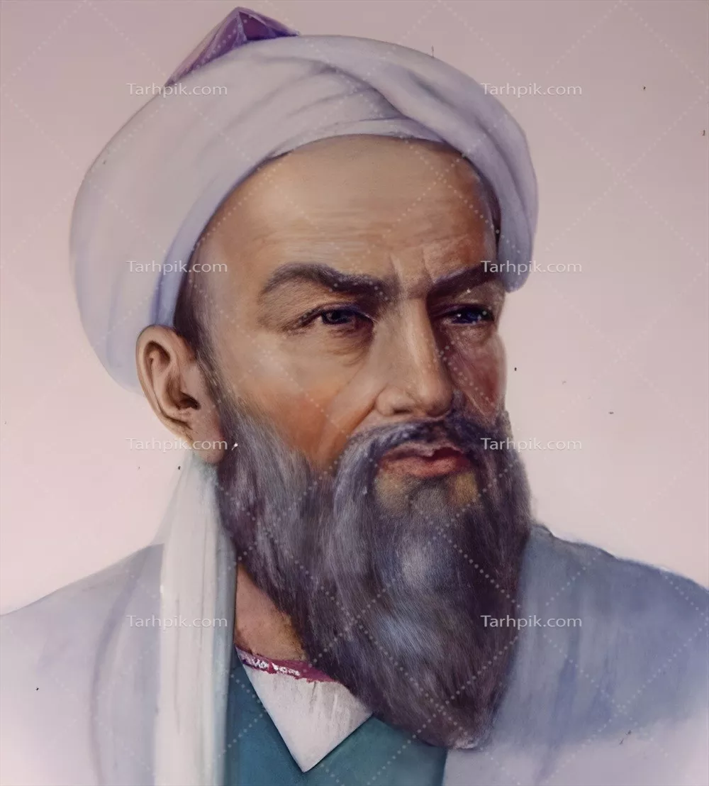 عکس ابوریحان محمد بن احمد بیرونی بازسازی شده