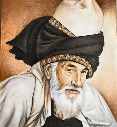 عکس محمد بن ملک داد تبریزی ملقب به شمس الدین یا شمس تبریزی