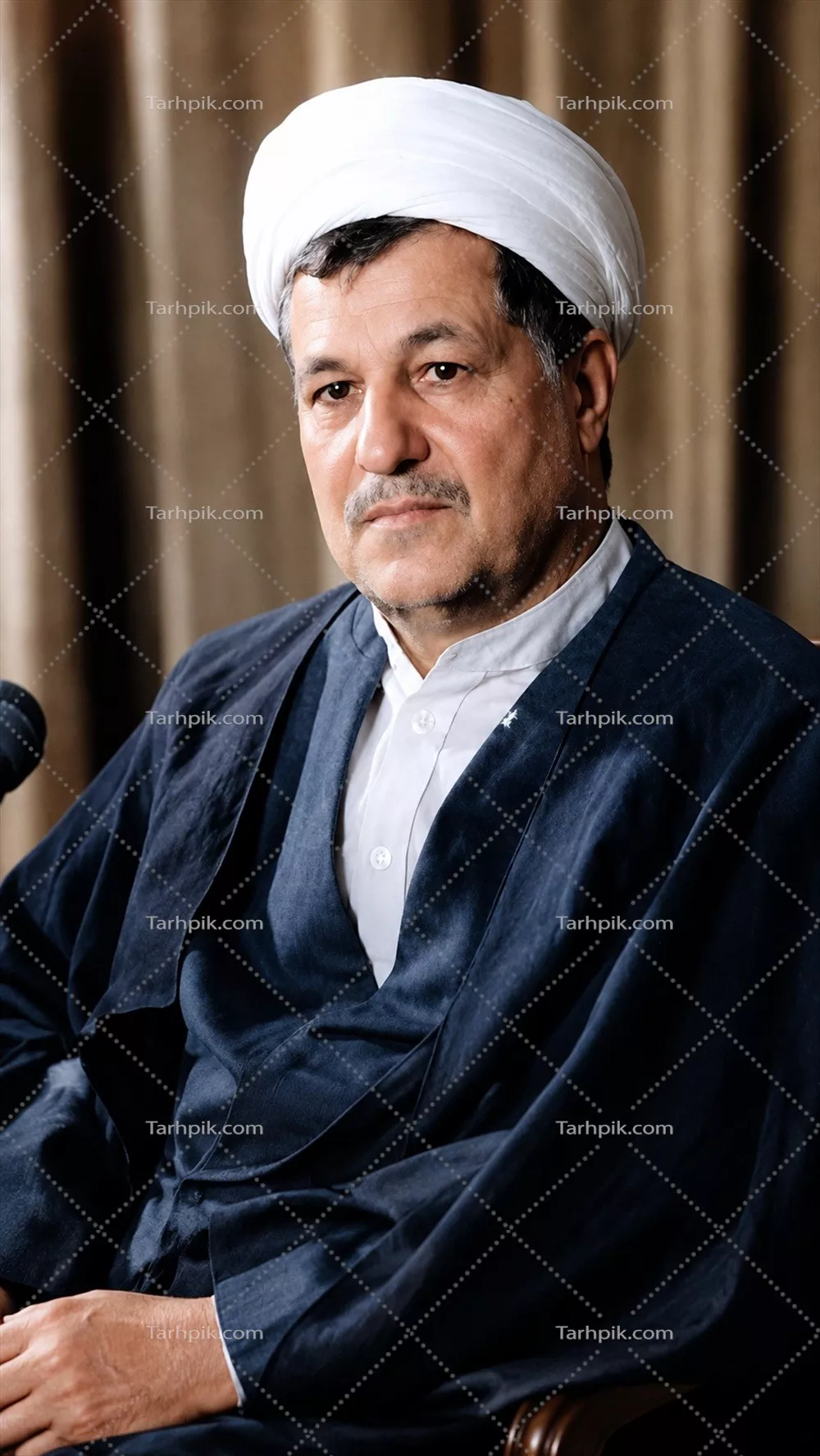 عکس بازسازی شده آیت الله علی اکبر هاشمی رفسنجانی