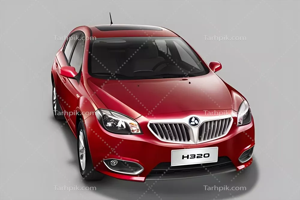 عکس ماشین برلیانس قرمز، مدل H330