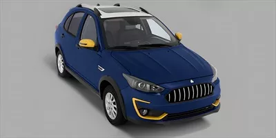 عکس ماشین کوئیک R آبی