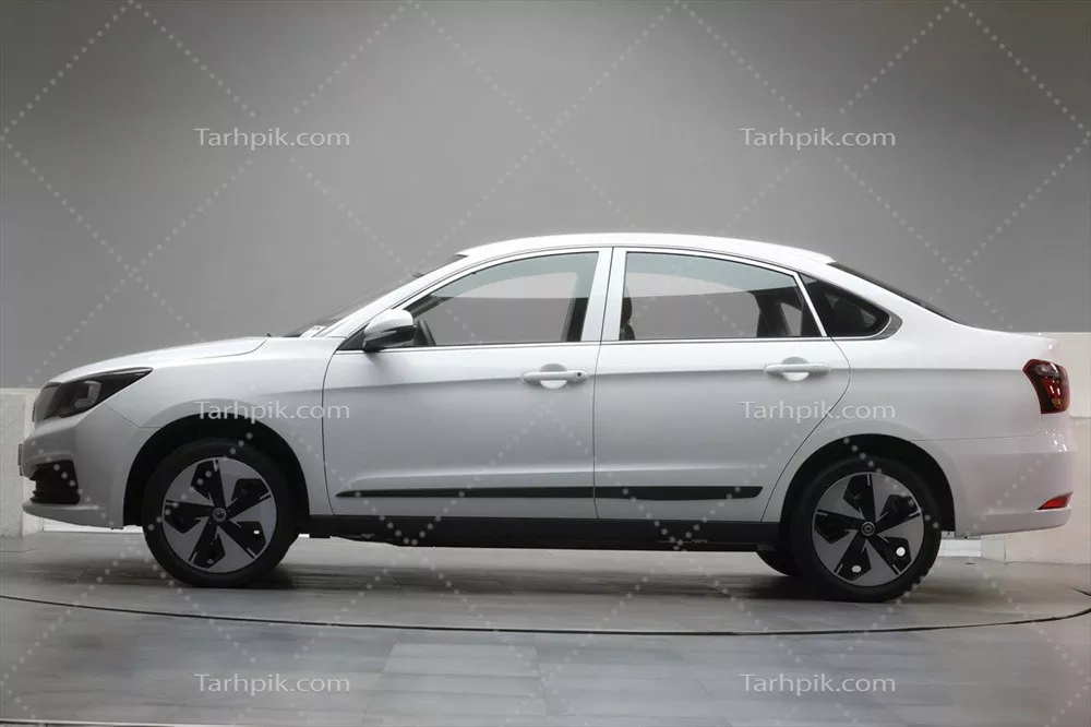 عکس نمای جانبی خودروی دانگ فنگ E70