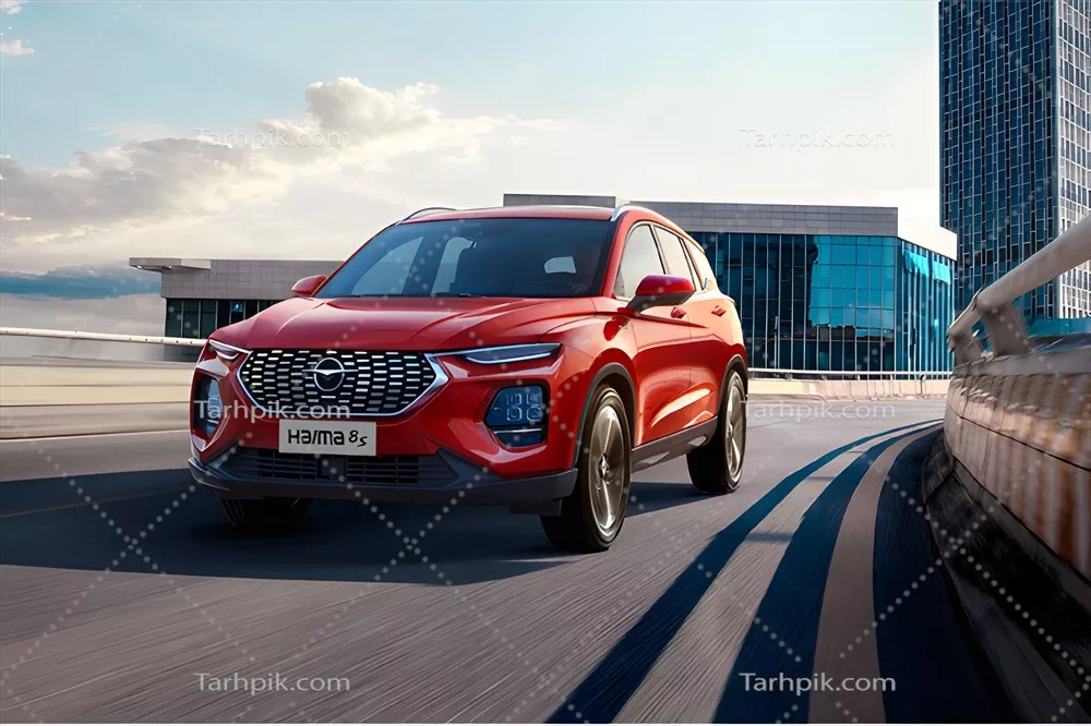 عکس اتومبیل هایمای S8 قرمز