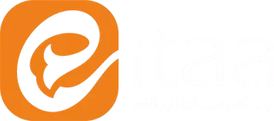 عکس دوربری آیکون ایتا رنگی با متن سفید