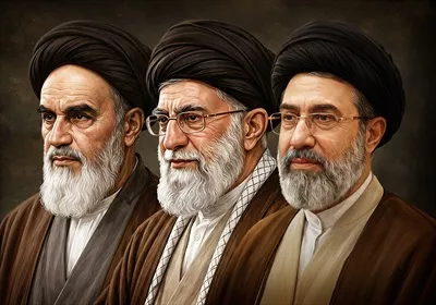 عکس با کیفیت رهبران جمهوری اسلامی ایران