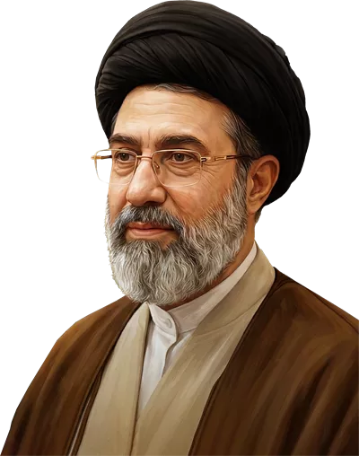 عکس دوربری تصویر سید مجتبی خامنه‌ای با پس‌زمینه شفاف