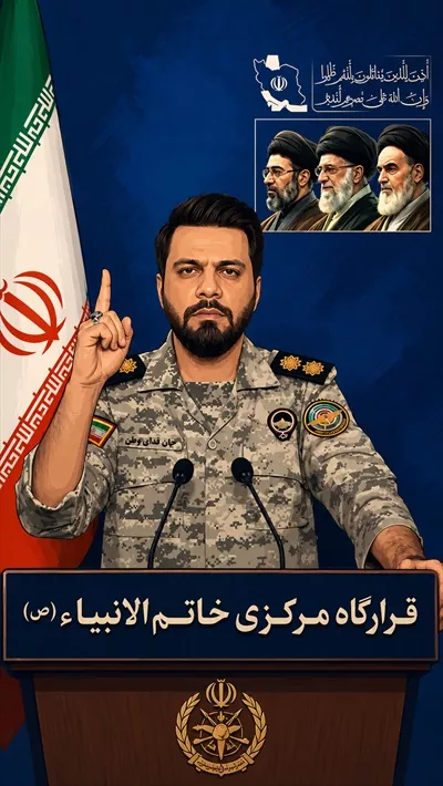 عکس ابراهیم ذوالفقاری سخنگوی قرارگاه خاتم الانبیا
