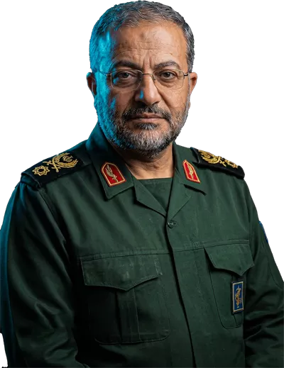 عکس دوربری شهید غلامرضا سلیمانی