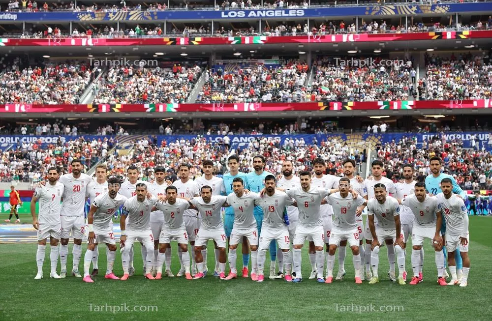 عکس دسته جمعیبازیکنان تیم ملی ایران در جام جهانی 2026 آمریکا