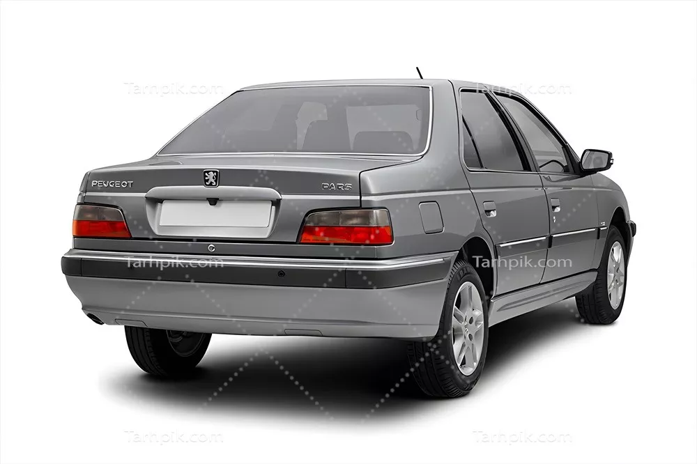 عکس پژو پارس خاکستری