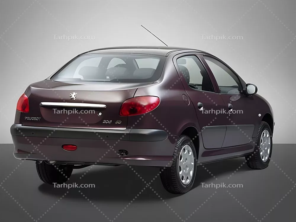 عکس پژو 206 SD با کیفیت بالا و طراحی مدرن به همراه ویژگیهای پیشرفته