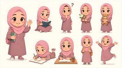 عکس شخصیت دخترانه با حجاب: استایل‌های متنوع و فانتزی