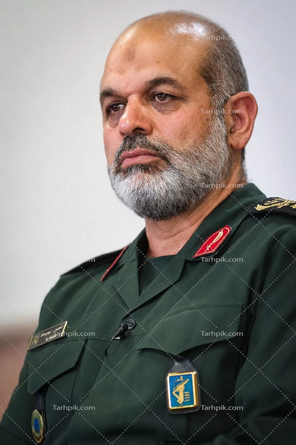 عکس پرتره احمد وحیدی با کیفیت و وضوح بالا