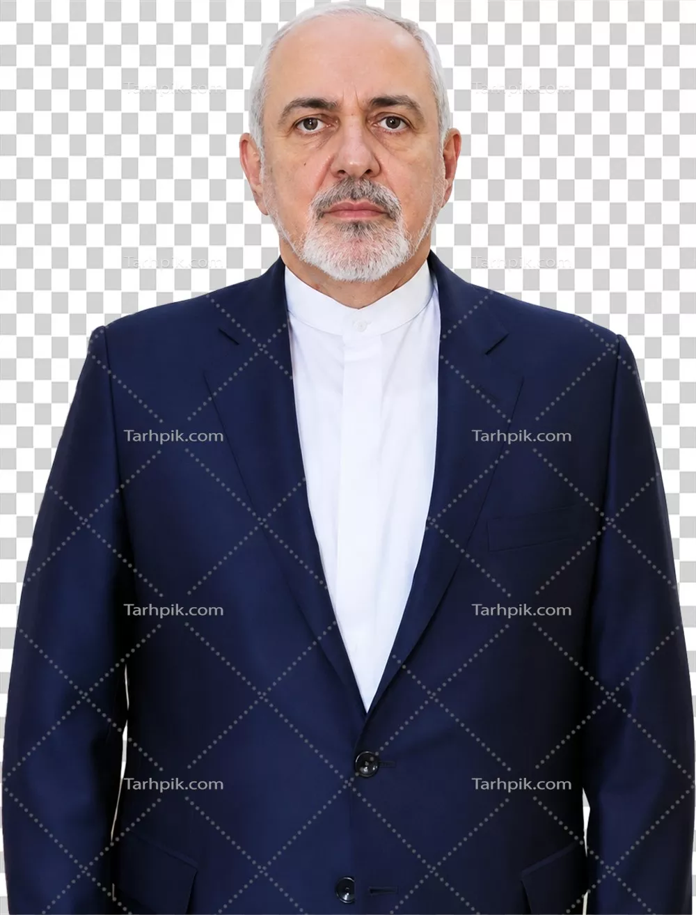 عکس دوربری دکتر محمد جواد ظریف بدون پس زمینه با کیفیت عالی