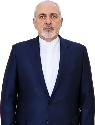 عکس دوربری دکتر محمد جواد ظریف بدون پس زمینه با کیفیت عالی