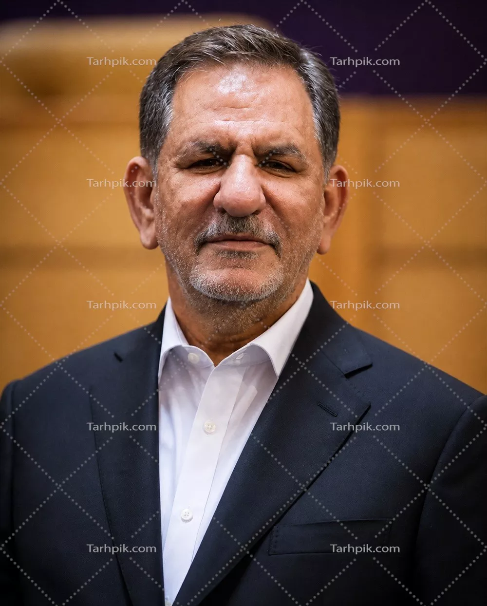 عکس پرتره اسحاق جهانگیری با جزئیات بالا و کیفیت مناسب