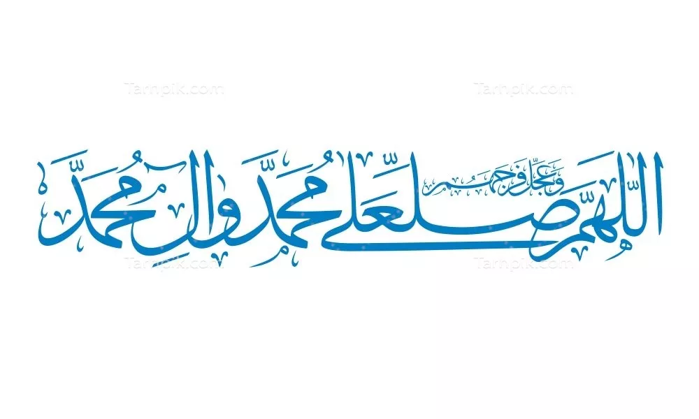 وکتور صلوات برای برش لیزری با طراحی زیبا و منحصر به فرد