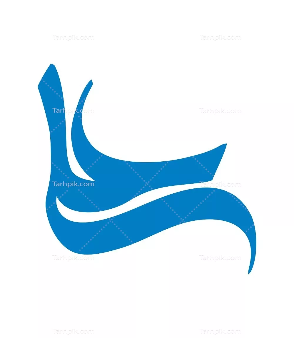 وکتور کلمه علی برای برش لیزری با طراحی خاص