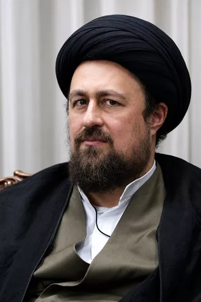 عکس آیت الله حسن خمینی با کیفیت و وضوح عالی در تصویر