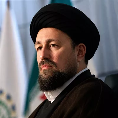 عکس پرتره سید حسن خمینی با کیفیت و جذابیت ویژه
