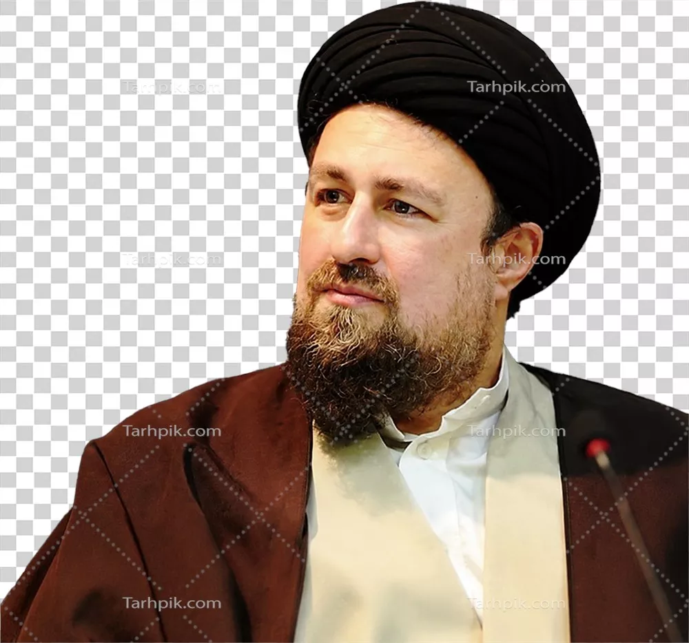 عکس دوربری سید حسن خمینی بدون بک