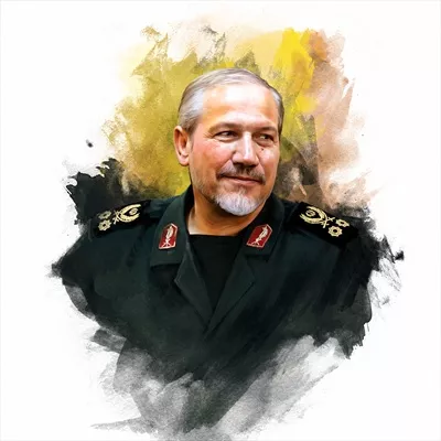 عکس آبرنگی یحیی رحیم صفوی با کیفیت بالا و جزئیات دقیق