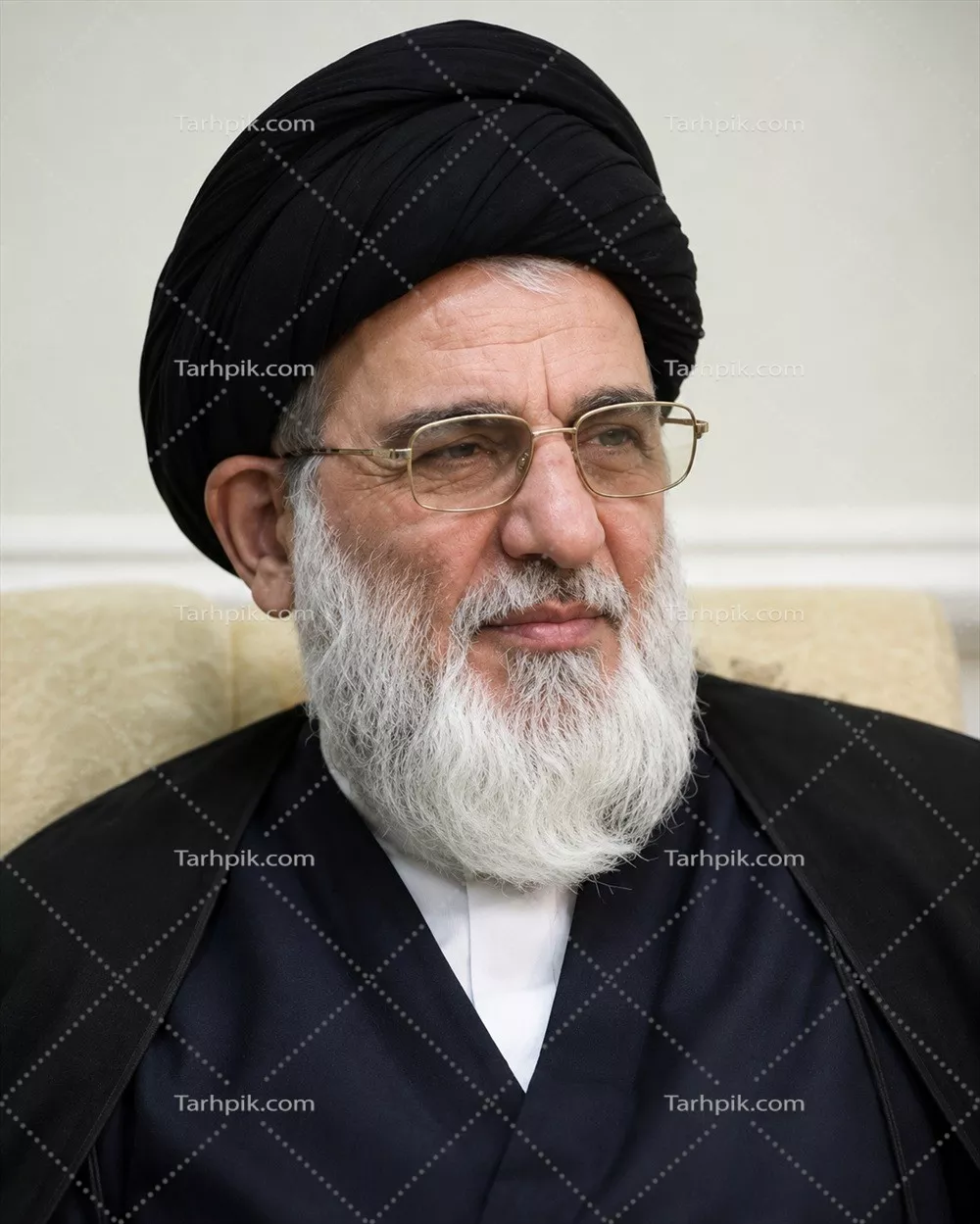 عکس آیت الله سید محمود هاشمی شاهرودی پرتره با کیفیت و زیبا