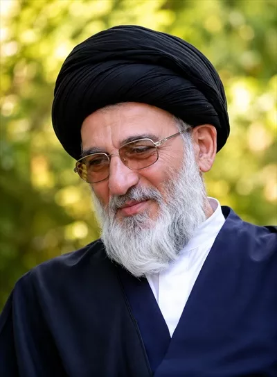 عکس آیت الله سید محمود هاشمی شاهرودی پرتره با جزئیات دقیق
