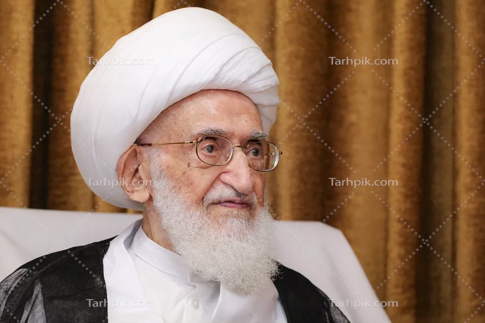 عکس آیت الله نوری همدانی با کیفیت عالی و مناسب برای استفاده در وب سایت ها